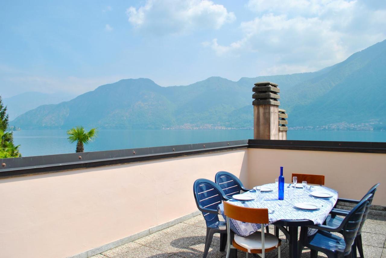 Loft With Big Terrace Lake View Apartman Sala Comacina Kültér fotó